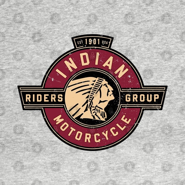 Indian Motorcycle Riders Group by funkymonkeytees